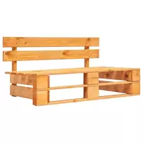paleciu suolai - Sodo suoliukas iš palečių, medaus rudas (Honey Brown) - 1 nuotrauka