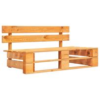 paleciu suolai - Sodo suoliukas iš palečių, medaus rudas (Honey Brown) - 2 nuotrauka