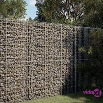 vidaXL Gabiono krepšys su dangčiu, 100x100x200cm, galvanizuota geležis
