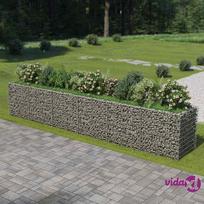 vidaXL Gabiono vazonas, galvanizuotas plienas, 540x90x100cm, aukštas