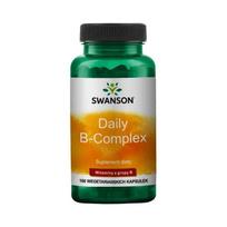 vitaminas b - Swanson Dienos B-kompleksas, 100 kapsulių - 1 nuotrauka