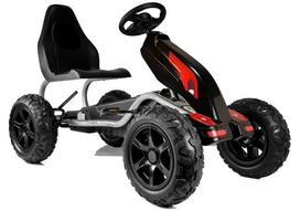 gokartas - Lean Cars Gokartas su pedalais B012, juodas (Black) - 1 nuotrauka