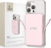 isorine baterija - Tech-Protect PB31 LifeMag MagSafe 10000mAh Rožinė (Pink) - 2 nuotrauka