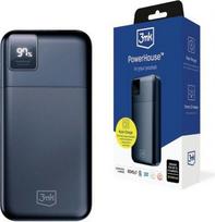nesiojamas ikroviklis (power bank)20000 mah, juoda - 3MK PowerHouse 20000 mAh Mėlyna (Blue) - 1 nuotrauka