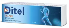 DITEL, 23,2 mg/g, gelis, 100 g