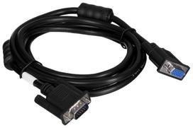 vga cable - Lanberg Cable VGA / VGA 1.8m Black - 4 nuotrauka