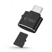 adapteris - Tech-Protect UltraBoost microSD kortelių skaitytuvo adapteris su USB-C - Juodas (Black) - 1 nuotrauka