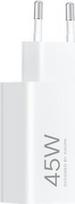 maitinimo laidas - Xiaomi BHR07SLEU 45W Turbo Įkrovimo Maitinimo Adapteris (Type-A) Balta (White) - 1 nuotrauka