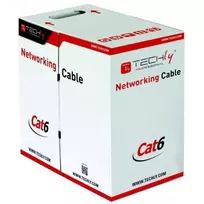 Techly ITP6-UTP-ICH tinklo kabelis Pilkas (Grey) 305m Cat6 U/UTP