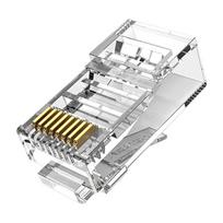 cat6 kistukas - Vention IDDR0-100 RJ45 Cat.6 UTP Kištukas Skaidrus (Transparent) 100 vnt. - 3 nuotrauka