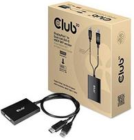 displayport dvi dual link - Club 3D CAC-1010-A Adapteris DisplayPort prie Dual Link DVI-D 0.6m - Juodas (Black) - 1 nuotrauka