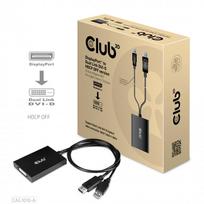 displayport dvi dual link - Club 3D CAC-1010-A Adapteris DisplayPort prie Dual Link DVI-D 0.6m - Juodas (Black) - 3 nuotrauka