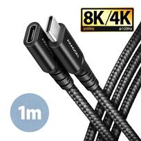 ilgintuvas 1m - Axagon BUCM32-CF10AB USB-C į USB-C ilgintuvas 1m 20Gbps, 240W, Juodas (Black) - 1 nuotrauka