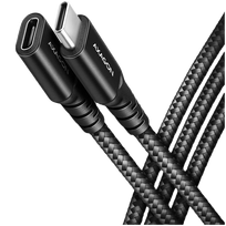 ilgintuvas 1m - Axagon BUCM32-CF10AB USB-C į USB-C ilgintuvas 1m 20Gbps, 240W, Juodas (Black) - 2 nuotrauka