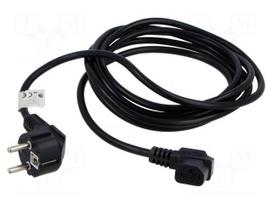Lanberg CA-C13C-12CC-0030-BK Maitinimo laidas CEE 7/7 -> IEC 320 C13 3m Juodas (Black)