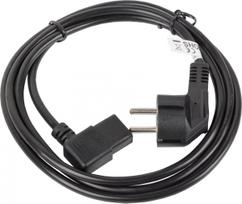 maitinimo laidas iec 320 c13 - Lanberg CA-C13C-12CC-0030-BK Maitinimo laidas CEE 7/7 -> IEC 320 C13 3m Juodas (Black) - 2 nuotrauka