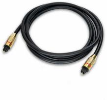 RoGer TOSPD2M SPDIF Toslink optinis garso kabelis 2m Auksinis (Golden)