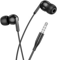 Hoco M124 laidinės ausinės Jack 3,5 mm Juodos (Black)