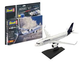 revell konstruktoriai - Revell Airbus A320 neo Lufthansa Dovanų Komplektas 1:144 63942 - 2 nuotrauka