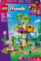 kaciukai medis - LEGO Friends Kačių gimtadienio vakarėlis ir namelis medyje 42666 - 1 nuotrauka