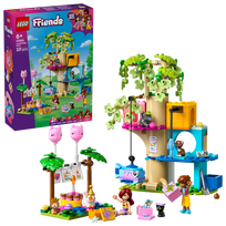 kaciukai medis - LEGO Friends Kačių gimtadienio vakarėlis ir namelis medyje 42666 - 2 nuotrauka
