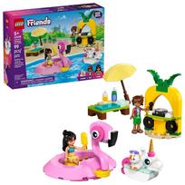 senukai baseinai - LEGO Friends Unicorn & Flamingo Pool Party 42658 - 2 nuotrauka