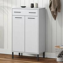 Kalune Design Batų spintelė OSLO, balta (White)