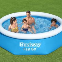 baseinas pripuciamas 244 - Bestway Fast Set Pripučiamas baseinas 244 x 66 cm, 57265 - 3 nuotrauka