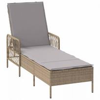 Gultas vidaXL Saulės, smėlio ir šviesiai pilkos (Sand and Light Grey)