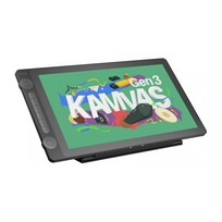 graphic tablet - HUION Kamvas 16 GEN 3 Black (Juoda) - 2 nuotrauka
