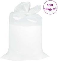 vidaXL Sėdmaišių užpildas EPS 100 L Baltos (White) 18 kg/m³