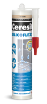 silikonas sanitarinis - Sanitarinis silikoninis hermetikas Ceresit CS25, 44 Toffi (Brown), 280 ml - 2 nuotrauka