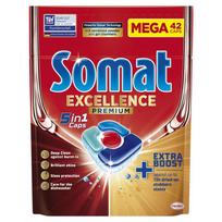 somat excellence premium 5in1 - Indaplovių kapsulės Somat Excellence Premium, 42 vnt. - 1 nuotrauka