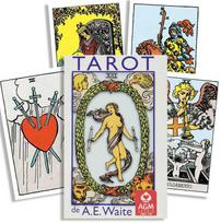 taro kortos waite - AGM Tarot kortos „Rider-Waite“, kišeninis variantas, LT - 2 nuotrauka