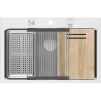 quadro - Quadron Marc Workstation, granitas, 76 cm x 50 cm x 23.5 cm - 1 nuotrauka