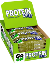 GO ON baltyminis batonėlis PROTEIN CRISP, Pistachio & Cookies, 45 g