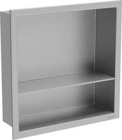 Sieninė lentyna Mexen X-Wall-R, sidabro (Silver), 30 cm x 30 cm x 10 cm