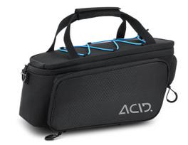 krepsiai ant dviracio bagazines - Dviračio krepšys ACID Trunk City 8+16 RILink, juodas (Black) - 1 nuotrauka
