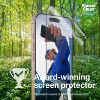 iphone 16 pro screen protector - PanzerGlass Screen protector  Apple  iPhone 16 Pro  Glass  Transparent  Ultra-Wide Fi - 2 nuotrauka
