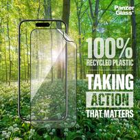 iphone 16 pro screen protector - PanzerGlass Screen protector  Apple  iPhone 16 Pro  Glass  Transparent  Ultra-Wide Fi - 8 nuotrauka