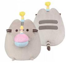 Pliušinis žaislas Daffi Pusheen, pilkas, 24 cm