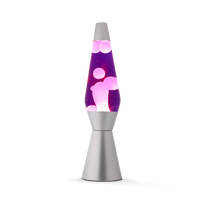 lavos lempa - iTotal Lava lempa 36cm, Sidabrinis (Silver), Violetinė (Purple) - 2 nuotrauka