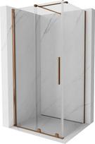 Dušo kabina Mexen Velar, 100 x 85 cm, Rožinis auksas (Rose gold)