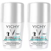 VICHY rutulinių antiperspirantų rinkinys Invisible Resist 72H, 2 x 50 ml