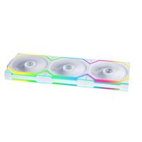 120mm fan - Lian Li UNI FAN SL Wireless 120mm Balta (White) 3-Pack - 1 nuotrauka