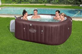 von von - Bestway Lay-Z-Spa Maldives Pro 7, ruda (Brown), 1050 l, 5-7 asmenims - 2 nuotrauka