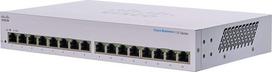 tinklo komutatoriai - CISCO CBS110 Unmanaged 16-port GE Switch | CBS110-16T-EU - 1 nuotrauka