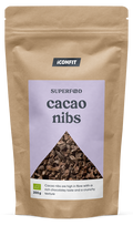 nibui - ICONFIT Ekologiški neapdoroti kakavos pupelių gabaliukai, 200 g - 2 nuotrauka