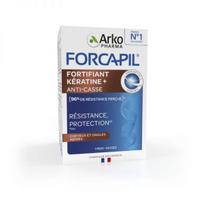 forcapil - FORCAPIL FORTIFIANT KERATINE+, maisto papildas pažeistiems plaukams ir nagams, 60 kapsulių - 2 nuotrauka