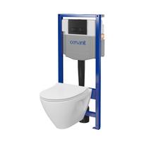 unitazo remas cersanit - Cersanit S701-756 Pakabinamo unitazo komplektas su rėmu - 1 nuotrauka